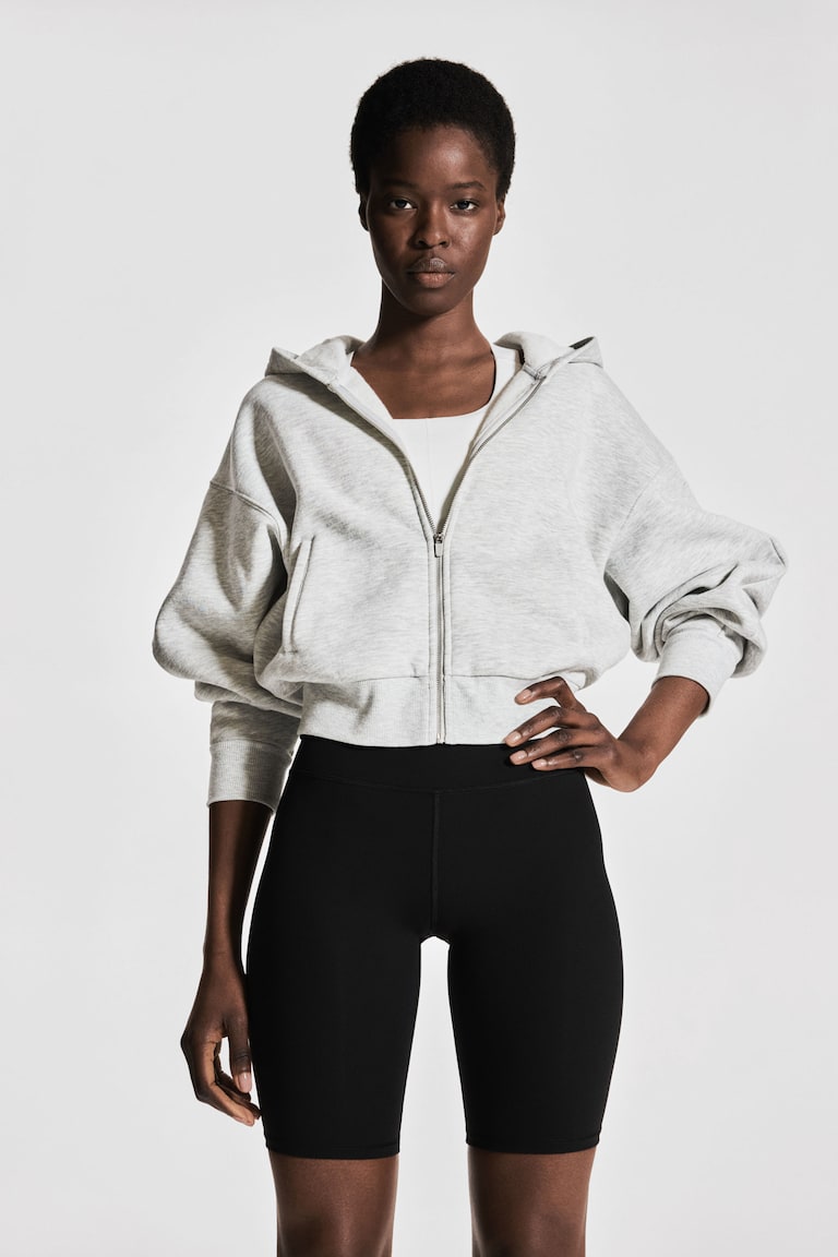 H&M Mallas cortas de correr con ShapeMove™ - Azul marino - MUJER Solo queda un día