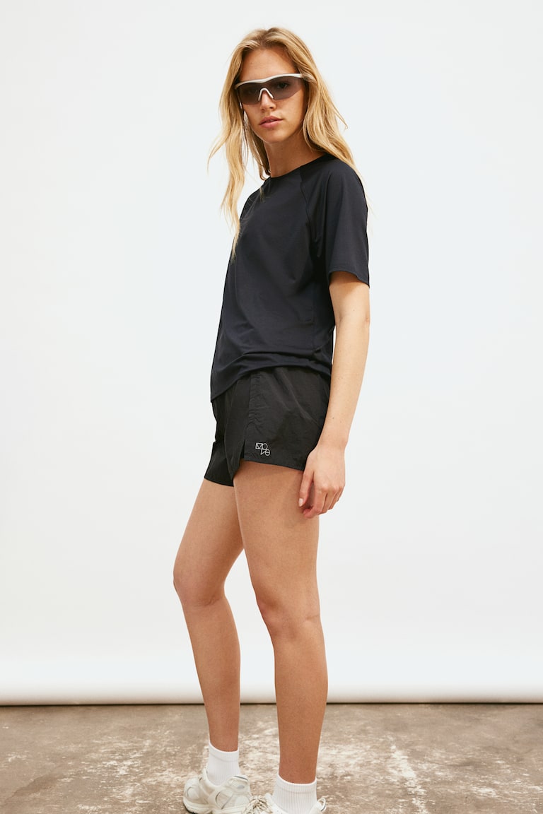 H&M Camiseta de deporte con DryMove™ - Negro - MUJER Ahorra y exporta