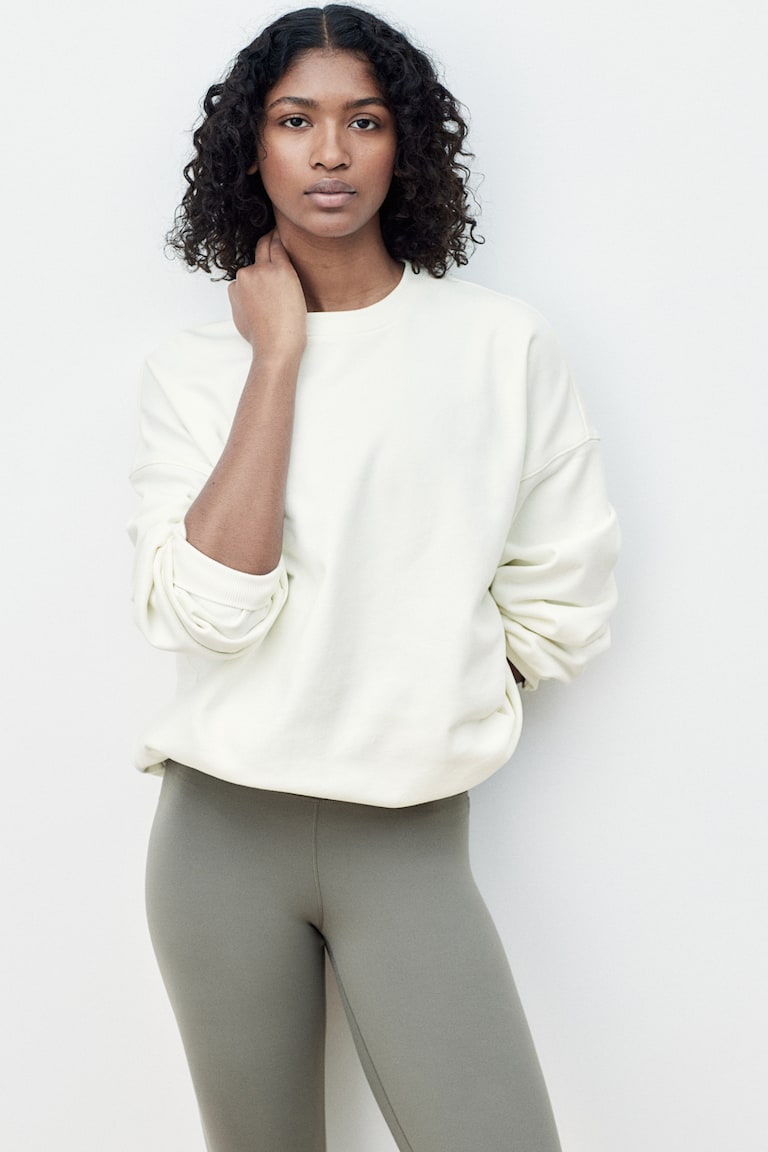 H&M Sudadera de deporte - Negro/Move sports - MUJER Descuentos del mes