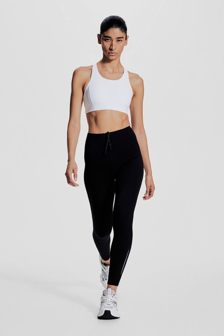 H&M Sujetador de deporte con ShapeMove™ High Support - Azul marino - MUJER Outlet