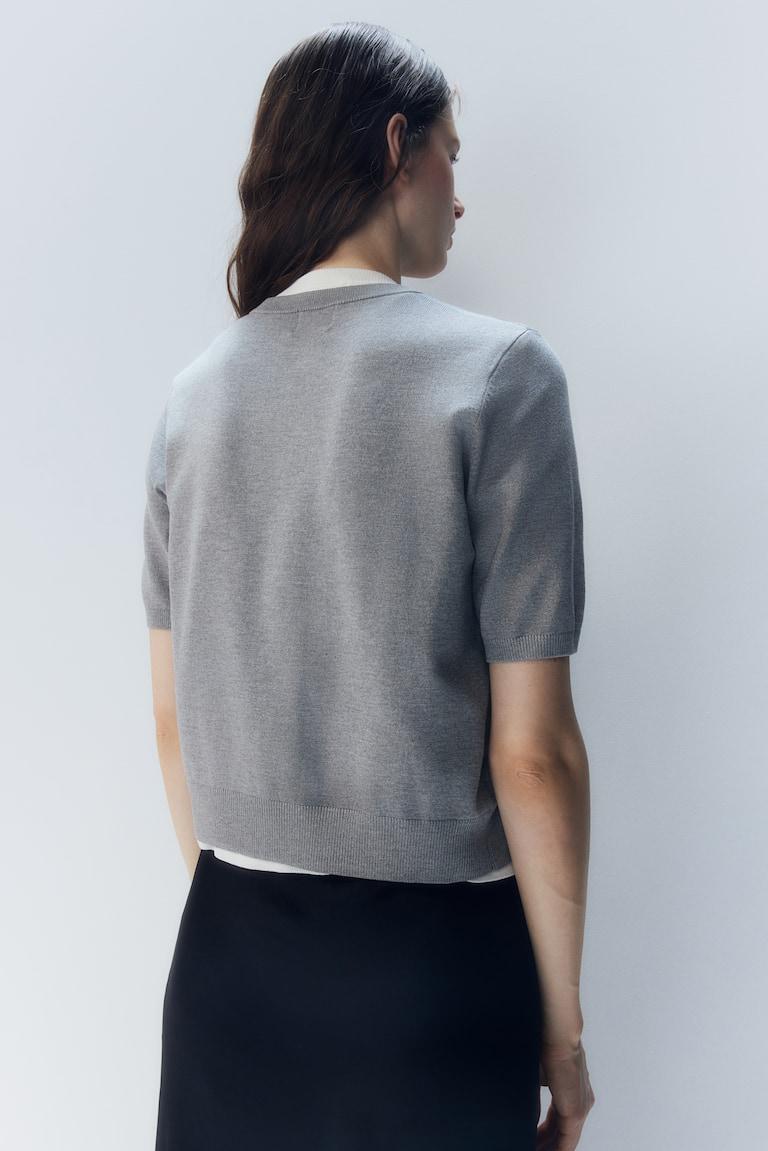 H&M Cárdigan de manga corta - Blanco - MUJER Promoción trimestral