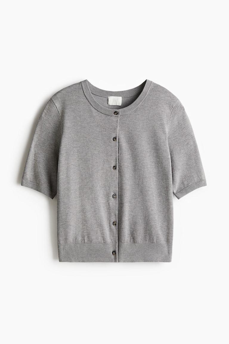 H&M Cárdigan de manga corta - Blanco - MUJER Promoción trimestral