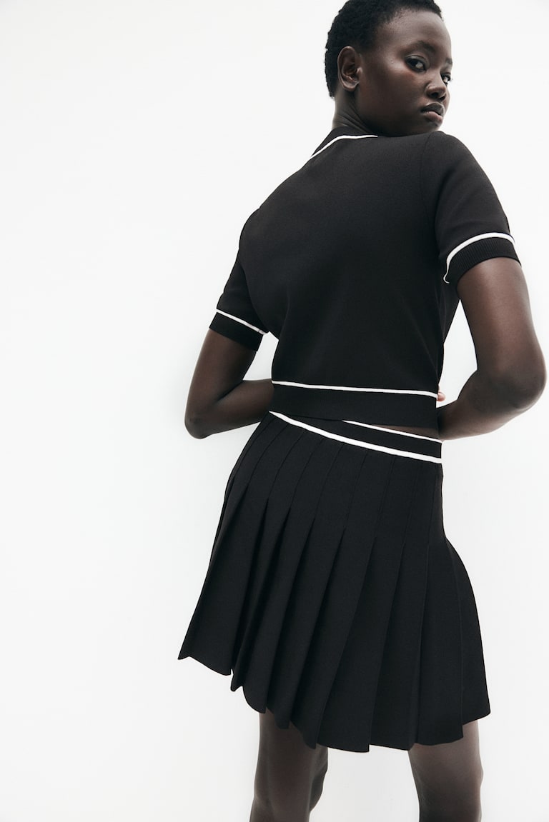 H&M Cárdigan en punto tupido - Negro - MUJER Tienda de fábrica