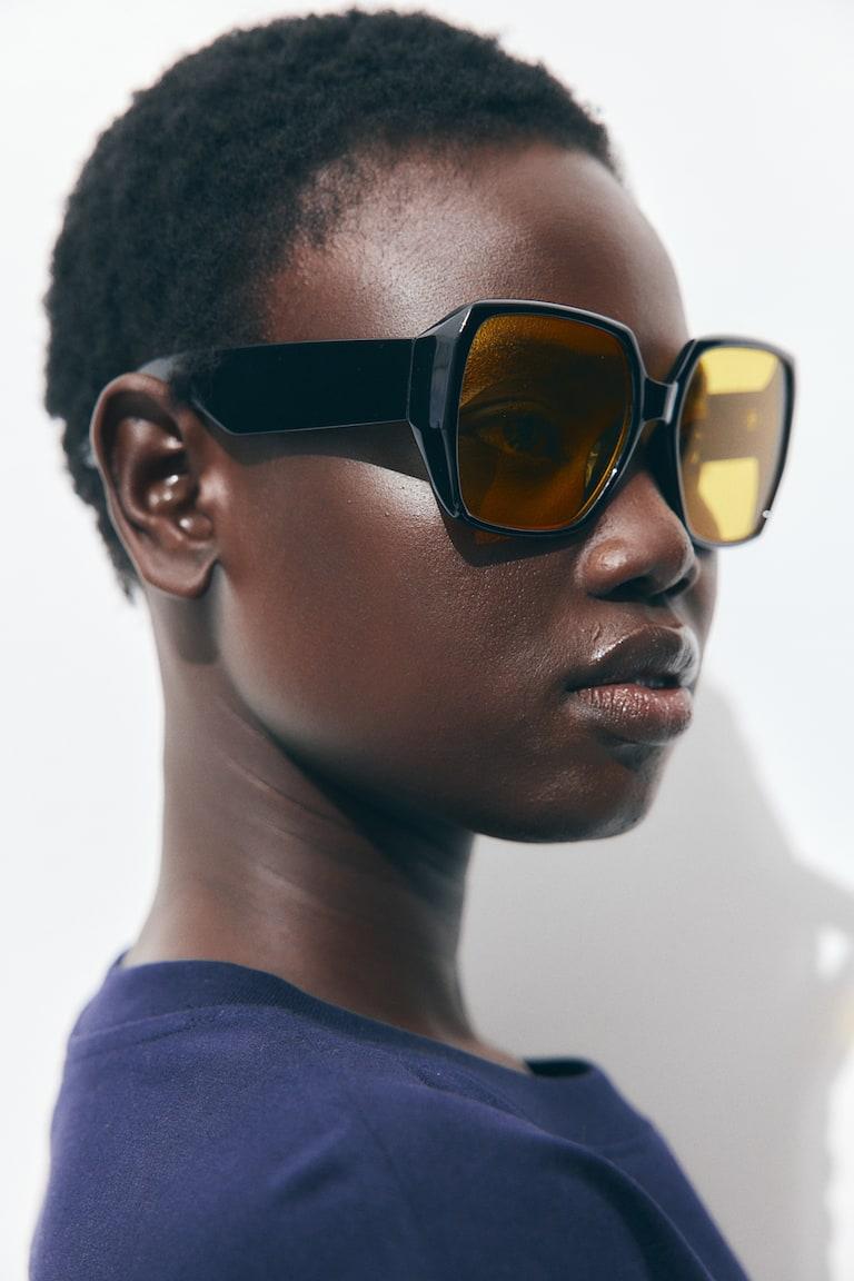 H&M Gafas de sol cuadradas - Marrón/Diseño carey - MUJER Ahorra y exporta