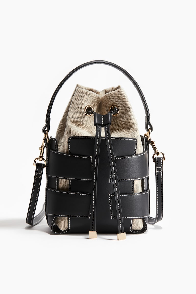H&M Bolso bombonera cruzado - Marrón - MUJER