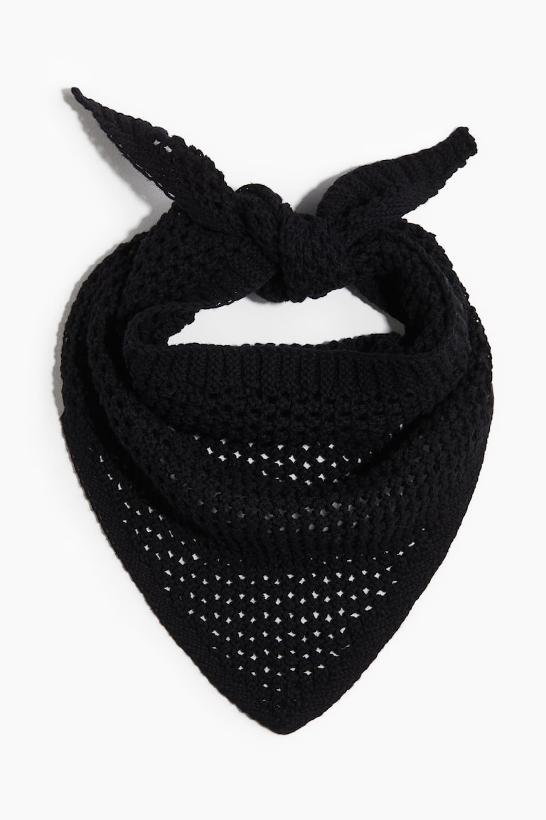 H&M Pañuelo en punto pointelle - Negro - HOMBRE Últimos 3 días