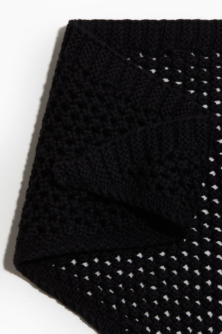H&M Pañuelo en punto pointelle - Negro - HOMBRE Últimos 3 días
