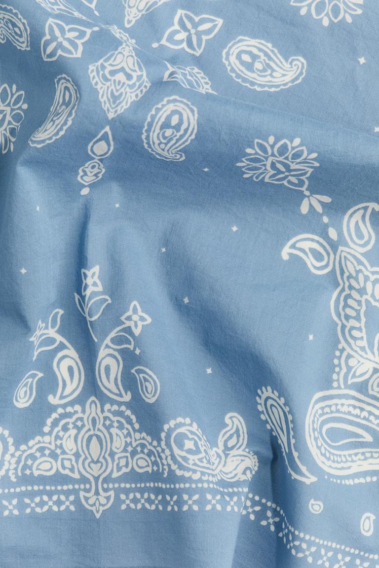 H&M Pañuelo estampado - Verde salvia/Estampado - HOMBRE Último día