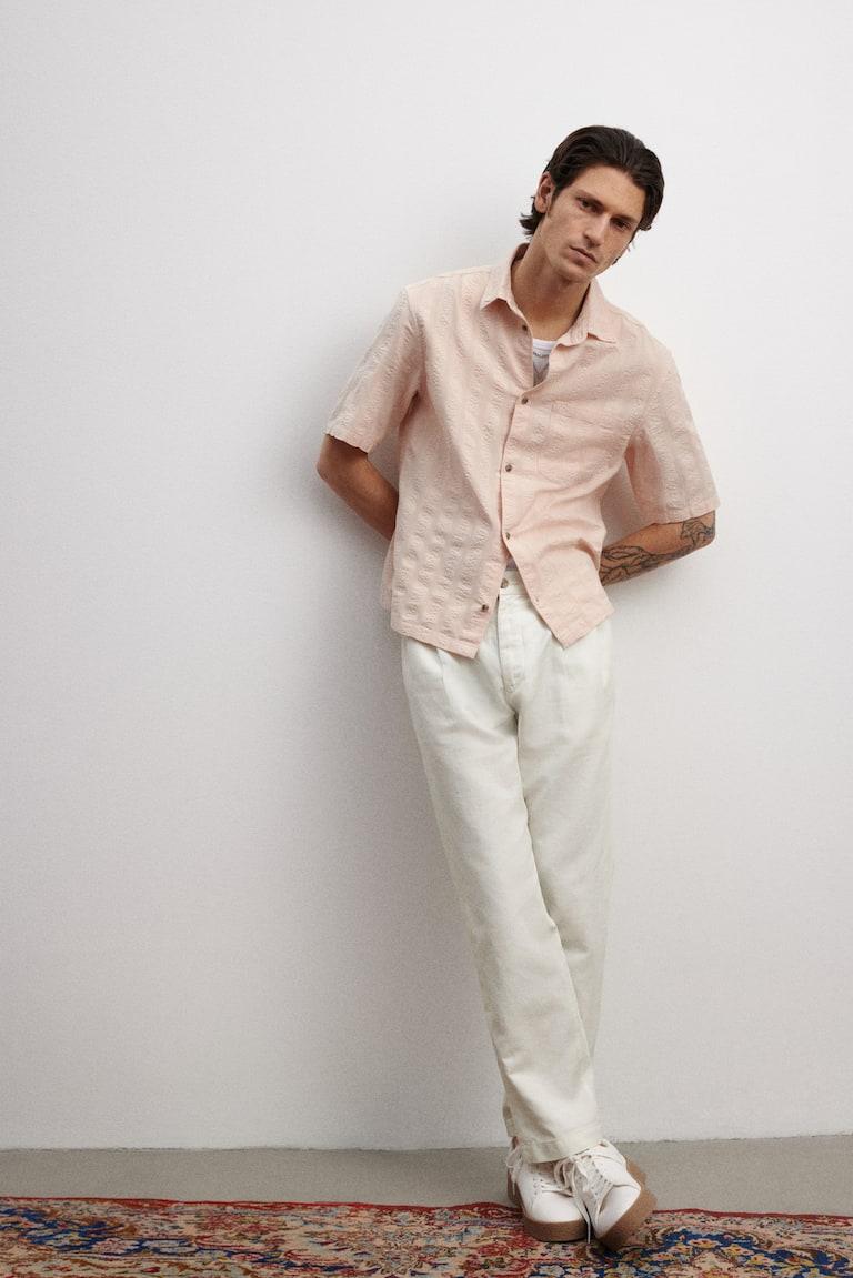 H&M Pantalón en mezcla de lyocell Regular Fit - Beige - HOMBRE Solo queda un día