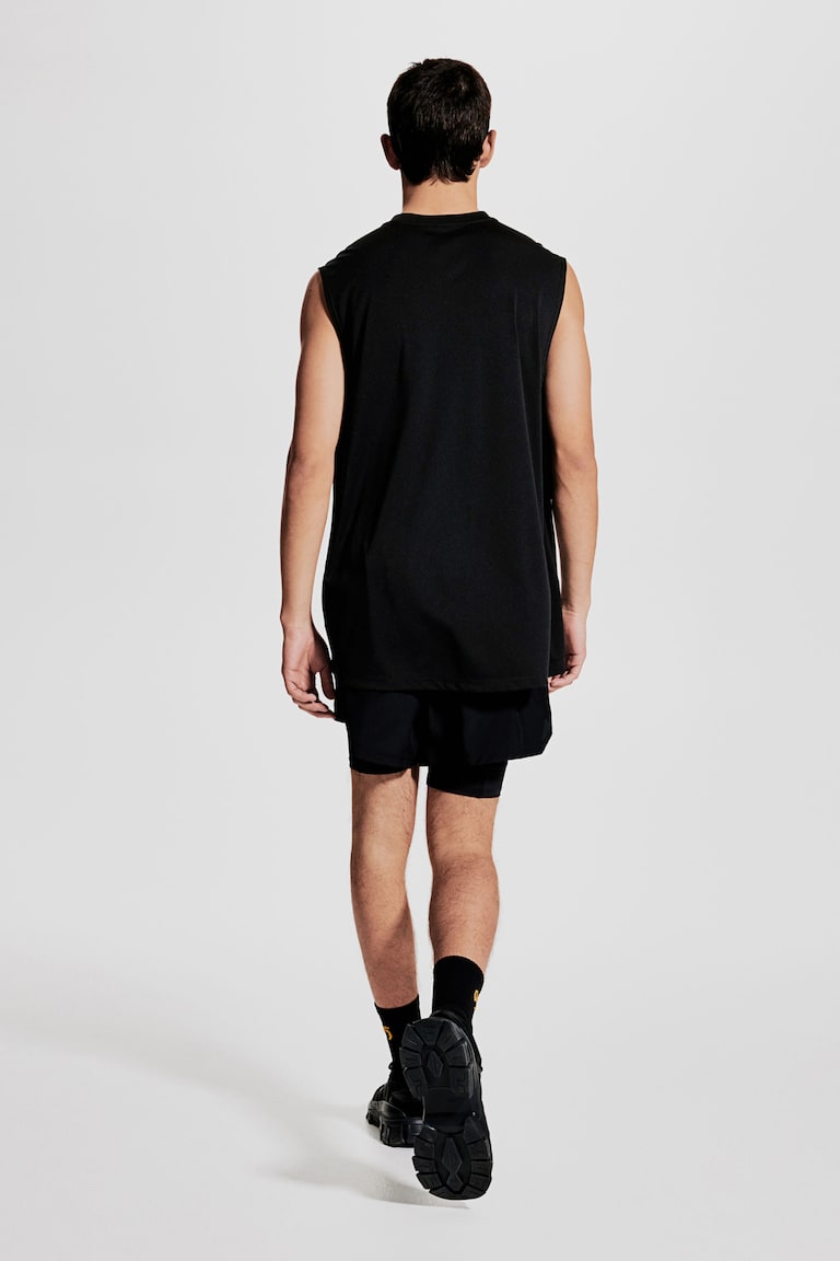 H&M Camiseta de deporte con DryMove™ Regular Fit - Blanco - HOMBRE Grandes ahorros