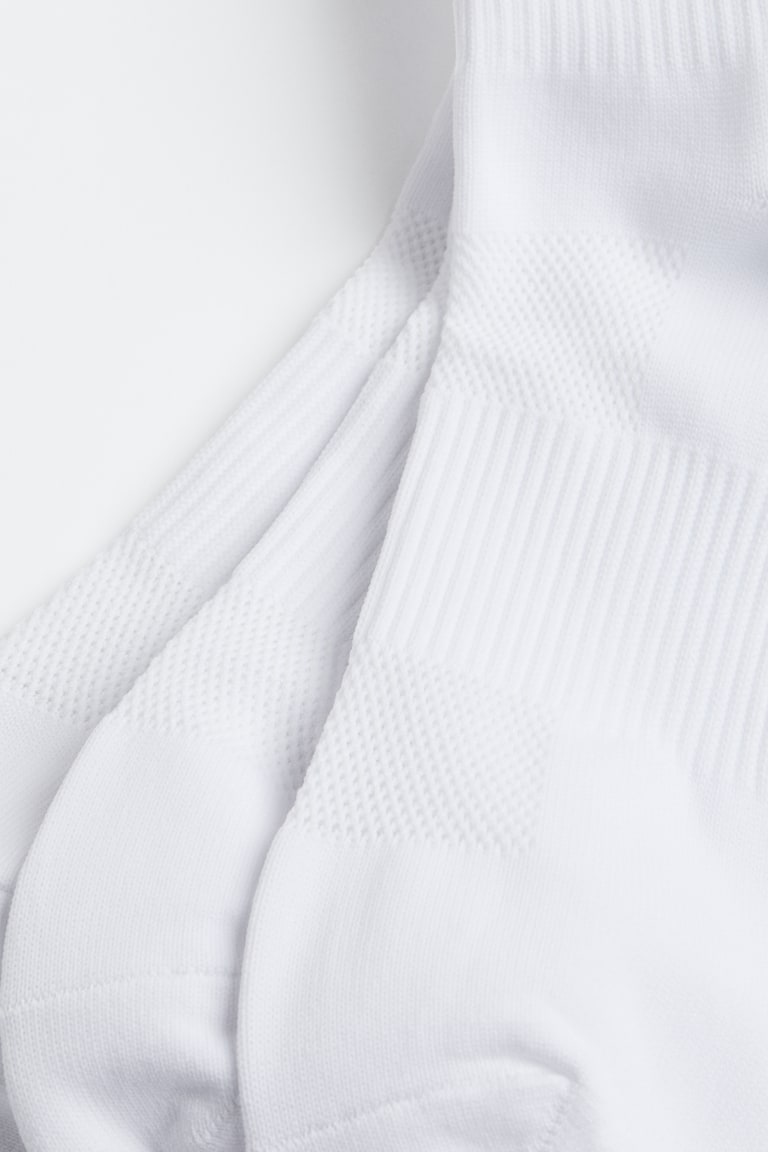 H&M Pack de 5 calcetines de deporte con DryMove™ - Blanco - HOMBRE En línea