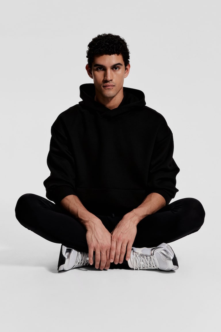 H&M Sudadera de deporte con DryMove™ Loose Fit - Azul marino - HOMBRE Último día