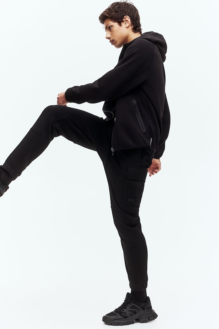 H&M Joggers cargo de algodón con DryMove™ Regular Fit - Azul oscuro - HOMBRE Oferta especial de fábrica