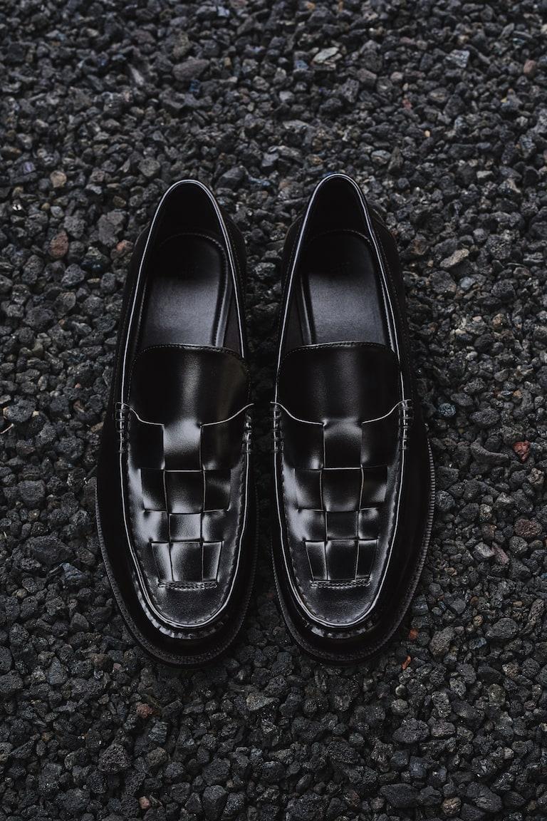 H&M Mocasines trenzados - Negro - HOMBRE Oferta exclusiva
