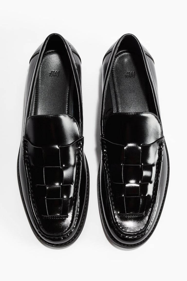 H&M Mocasines trenzados - Negro - HOMBRE Oferta exclusiva